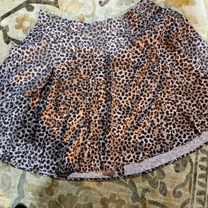 TORRID leopard print skirt